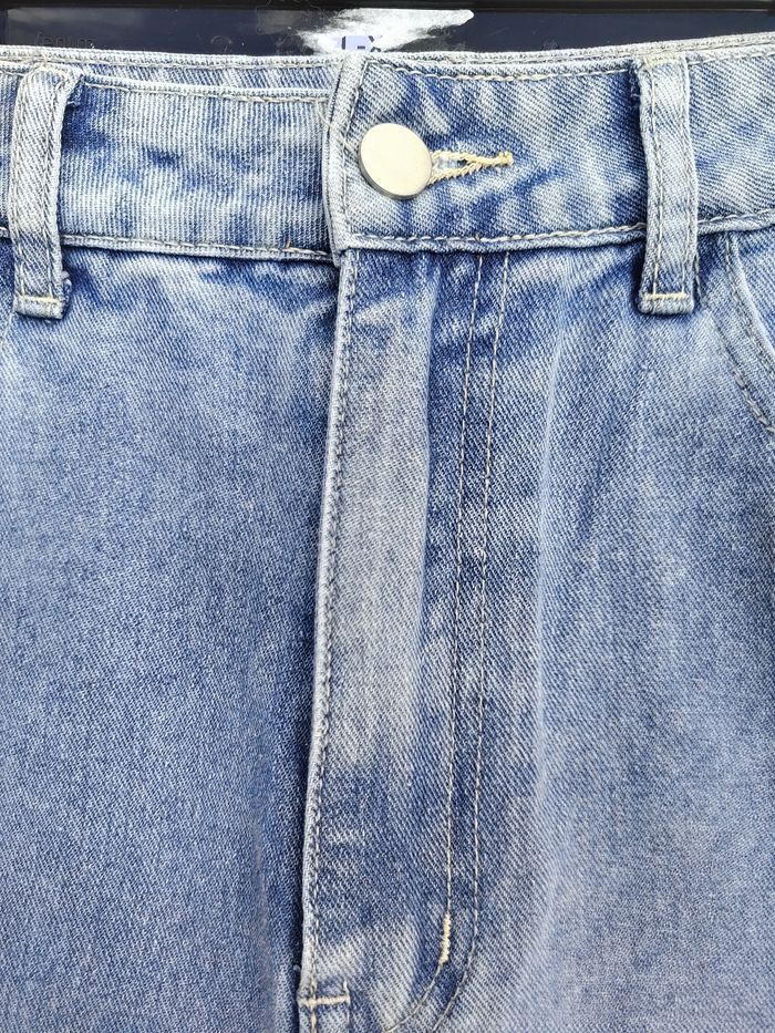 Jean Mom Destroy Shein – Délavage Clair – Taille M – Très Bon État - photo numéro 5