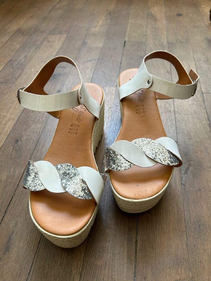 Sandale Cuir Sandales CompensÃ©es Michael Kors Sandale CompensÃ©e