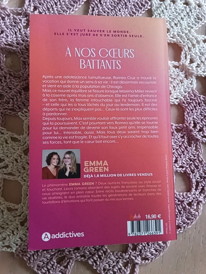 Emma Green A nos coeurs battants Broché - photo numéro 2