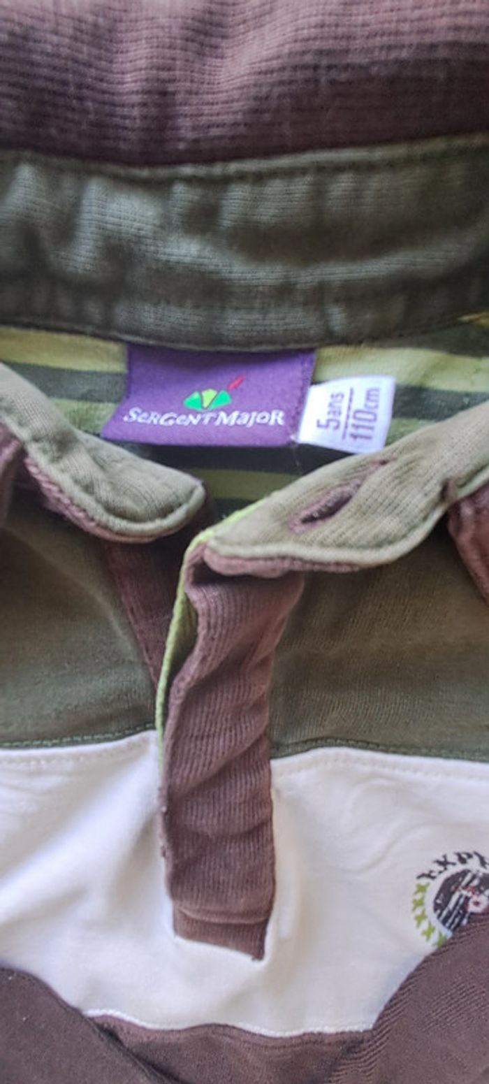 Polo manches longues Sergent Major 5 ans - photo numéro 3