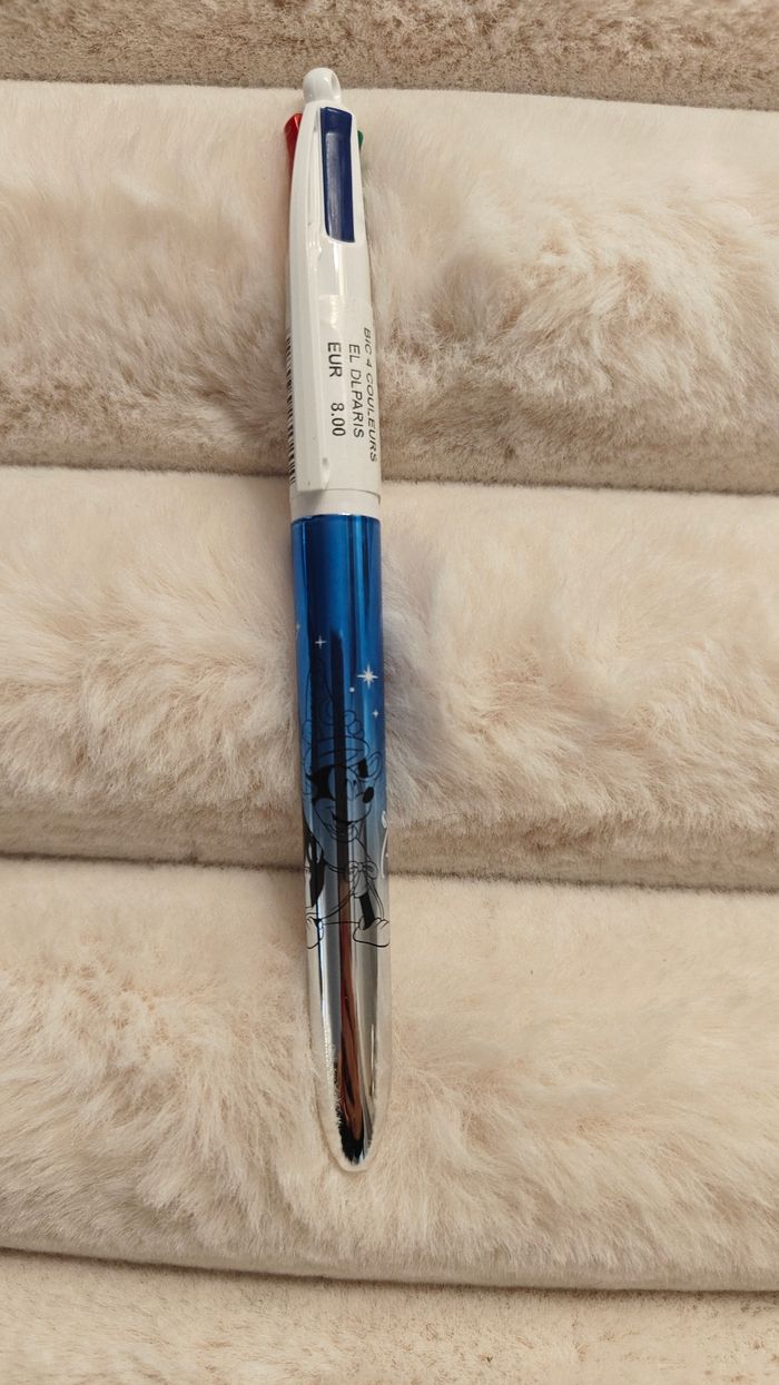 Stylo Bic 4 couleurs Neuf Disneyland Paris Château Mickey irisé - photo numéro 2