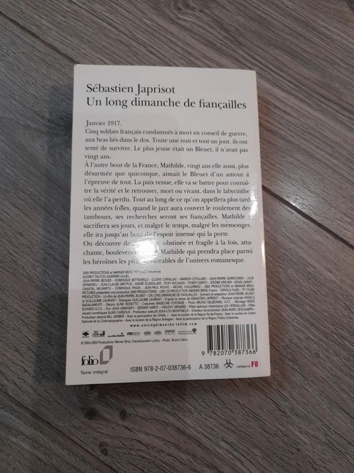 Livre Un long dimanche de fiançailles - photo numéro 2