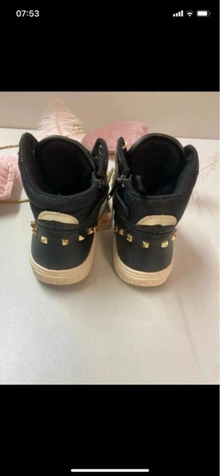 Sneakers montantes noires – REPLAY- Taille 31 - photo numéro 5
