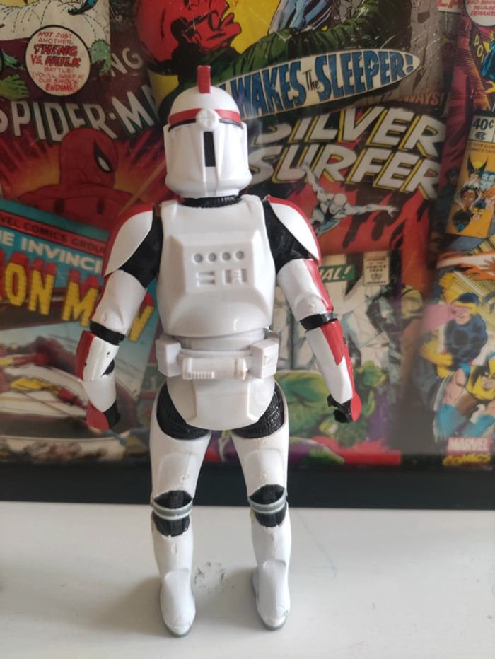 Figurine Star Wars Clone Trooper Captain 13 black series - photo numéro 3