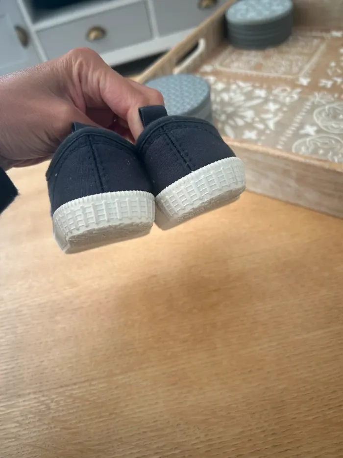 Chaussures en toile bébé gemo - photo numéro 4