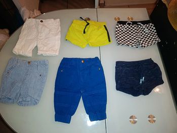 Lot de 6 shorts / pantacourts