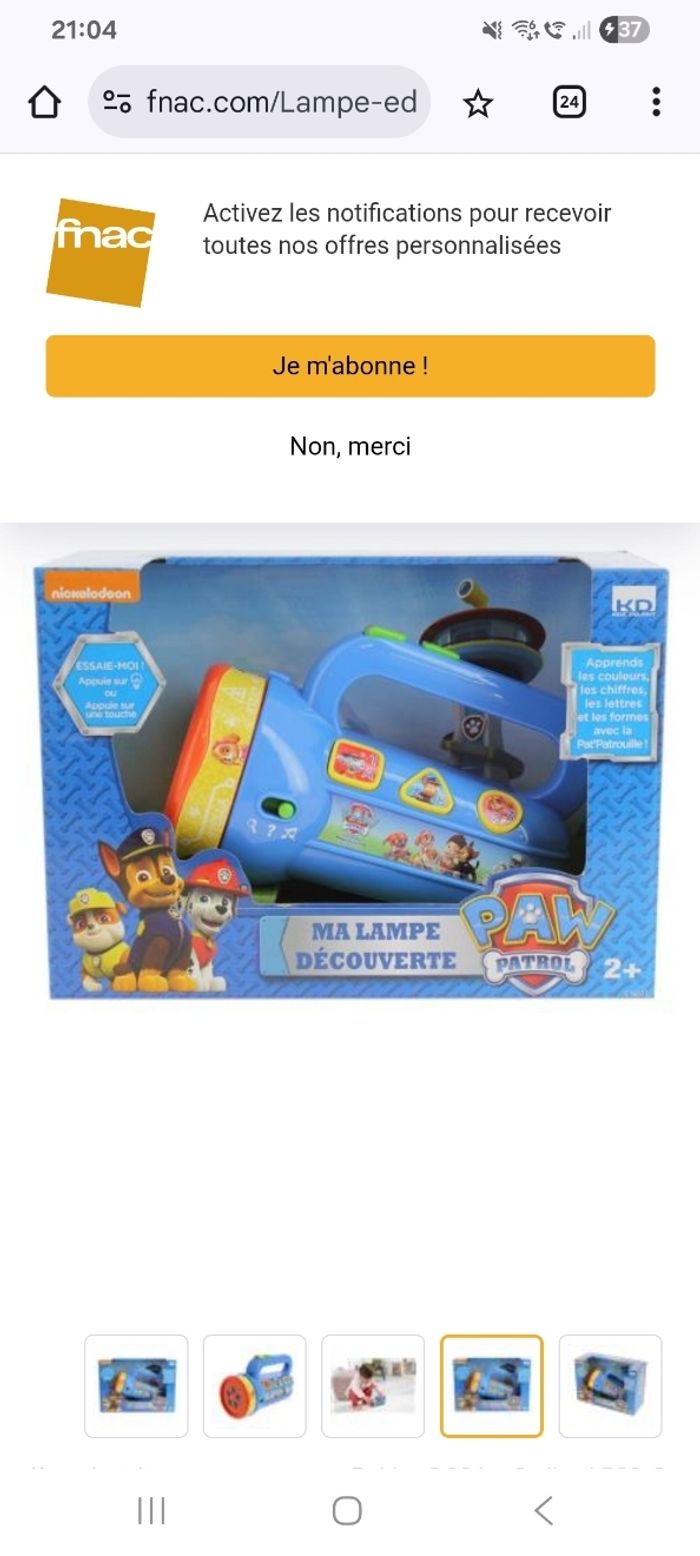 Lampe torche Pat patrouille - photo numéro 7