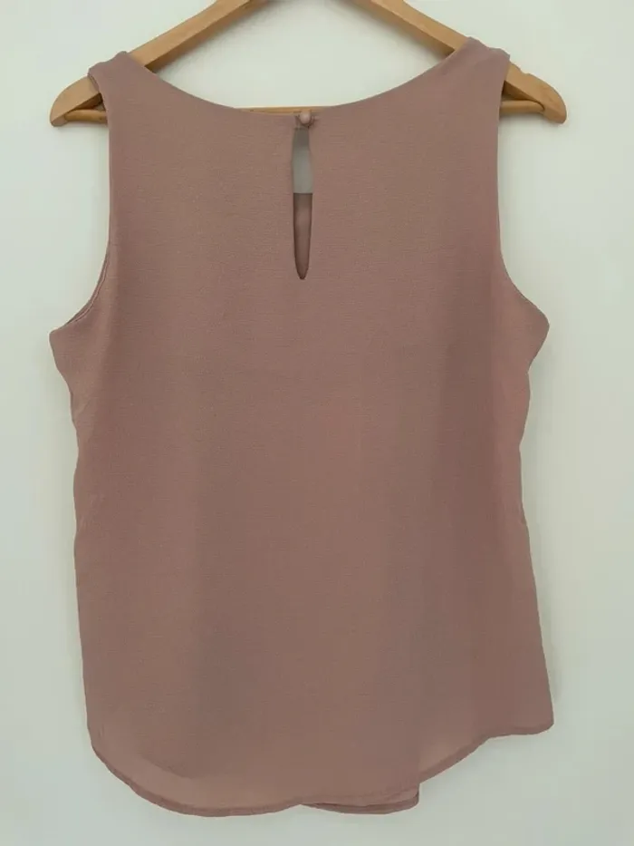 Débardeur Rinascimento rose avec noeud noir taille M - photo numéro 2