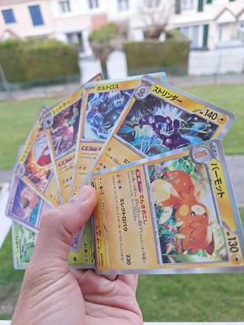 Lot de 7 cartes Pokémon japonaises