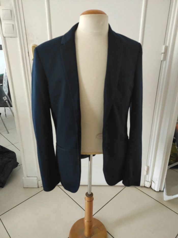 Veste blazer costume bleu marine Zara man
