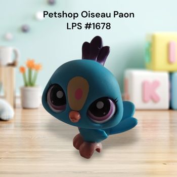 Little Petshop Oiseau PaonLPS #1678 Hasbro