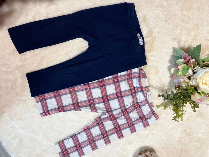 💙Lot pantalons & leggings fille 18 mois – Orchestra & Gémo – TBE💙 - photo numéro 4