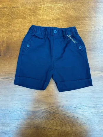 Short grain de blé bleu marine 6 mois