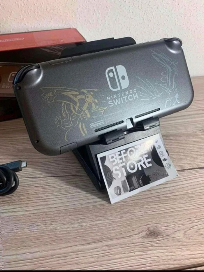 🎮 Nintendo Switch Lite Pokémon édition limitée Dialga & Palkia Très bon état - photo numéro 5
