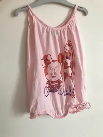 Barboteuse minnie disney bretelles 9 mois neuve