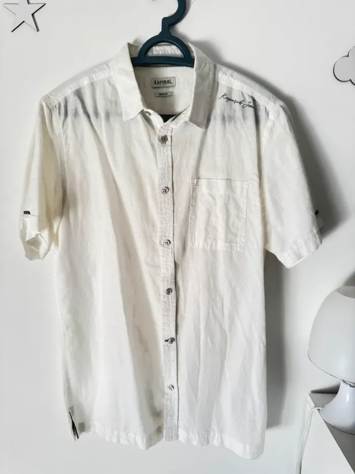 Chemise blanche Kaporal taille M – portée 1 fois