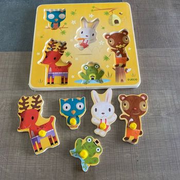 Puzzle 1er âge en bois Djeco