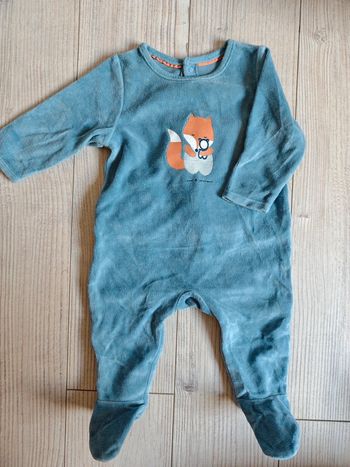 Pyjama velours 6 mois