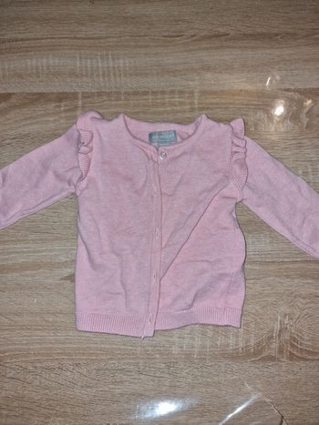 Gilet rose 9 mois