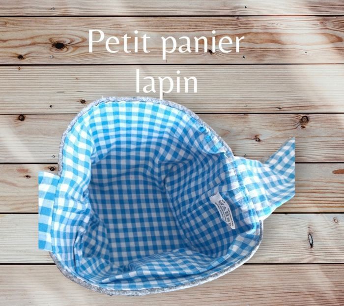 Petit panier lapin avec oreilles - photo numéro 3