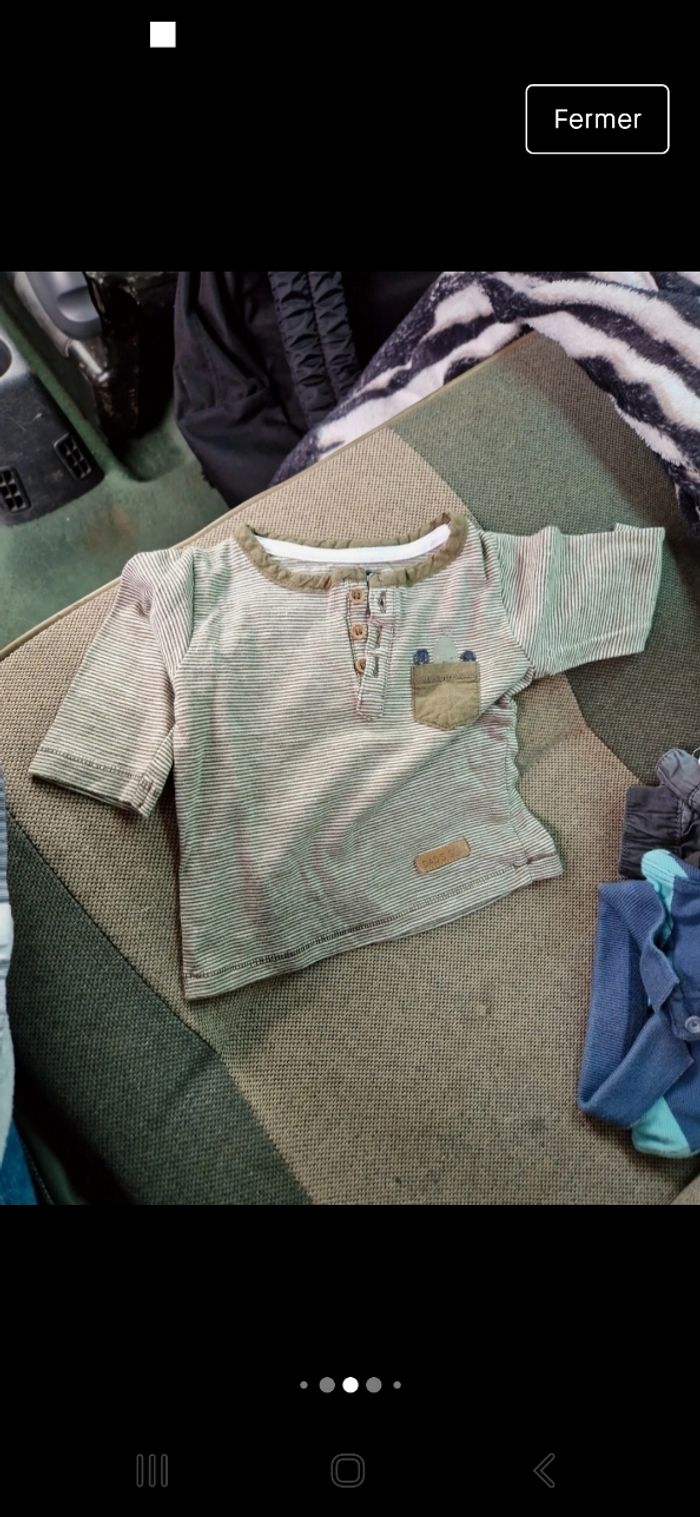 Vens lot de vêtement taille 1 mois bébé garçon - photo numéro 6