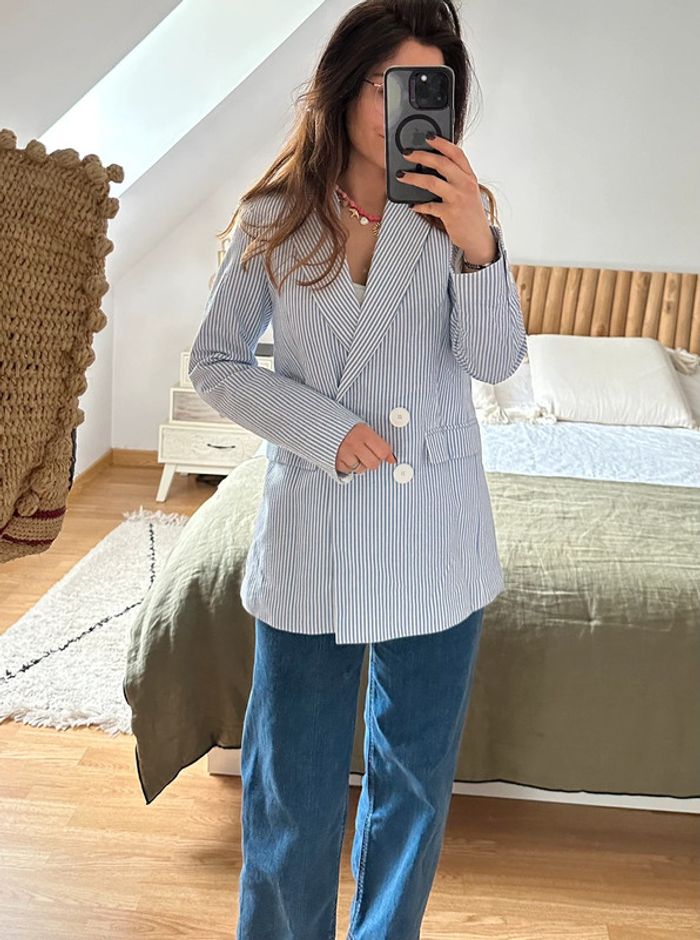 Blazer Rayé Mango Printemps/ été 🐬