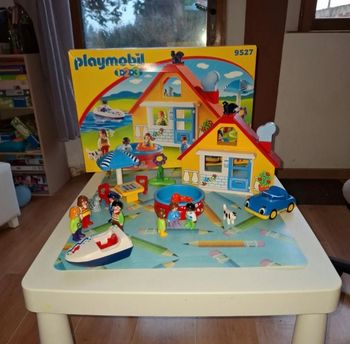 Playmobil 1 2 3 maison de vacances 