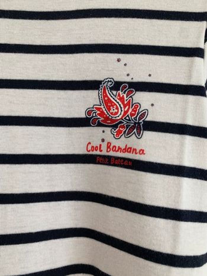 Robe marinière Cool Bandana Petit Bateau en 6 ans - photo numéro 2