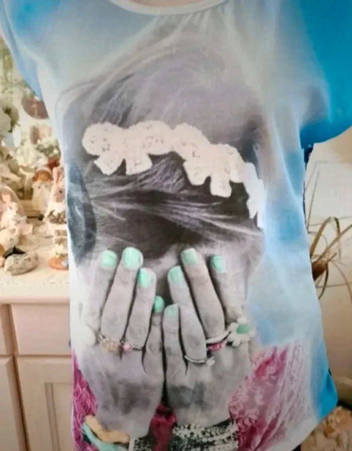 T-shirt dos dentelle Mim Taille M Neuf - photo numéro 2
