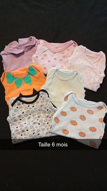 7 bodies manches longues 