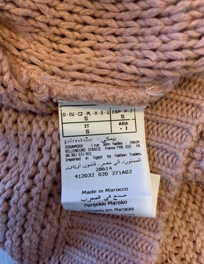 Pull oversize S Pimkie rose poudré - photo numéro 6