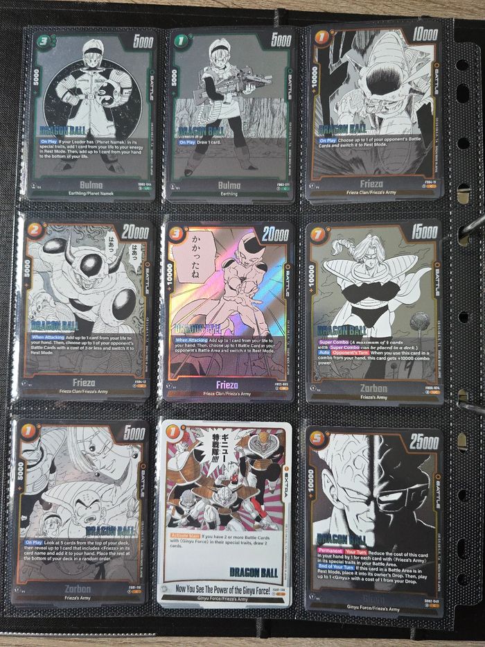 Lot de cartes dragon ball fusion world manga booster - photo numéro 2
