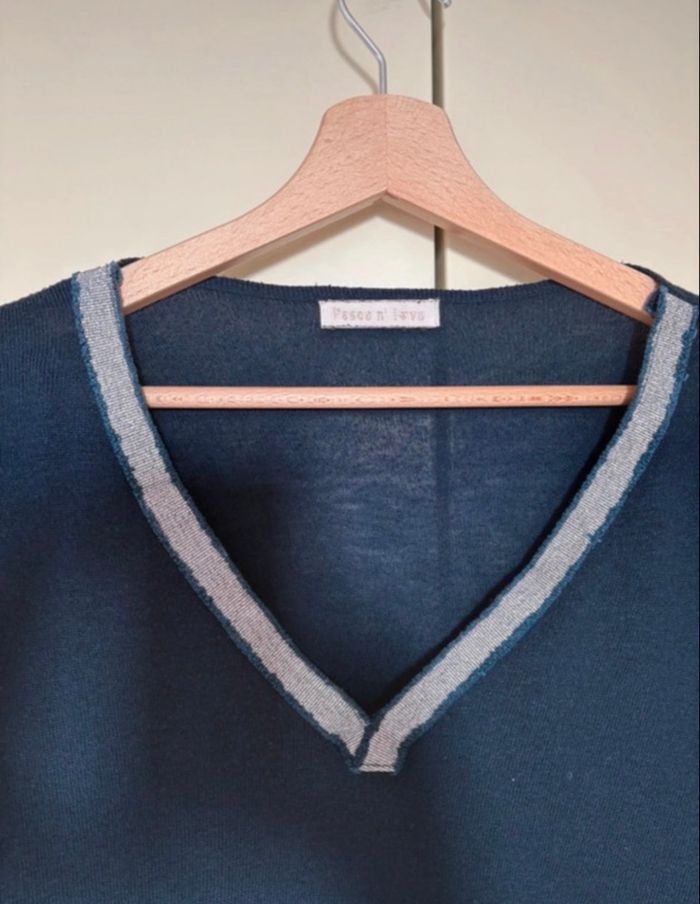 Haut à manches longues col V - photo numéro 4