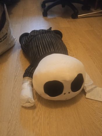 Grande peluche de Jack dans l'étrange Noël de monsieur jack Disneyland Paris neuve 