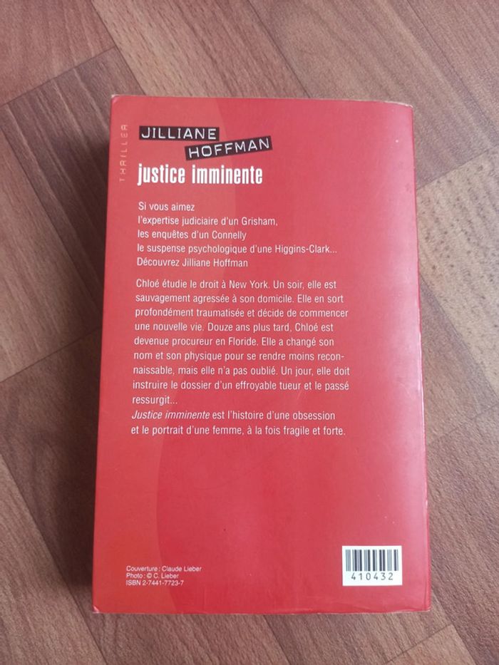 justice Imminente - Jilliane Hoffman - photo numéro 2