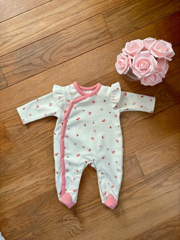 Pyjama molletonné fleuri - photo numéro 2