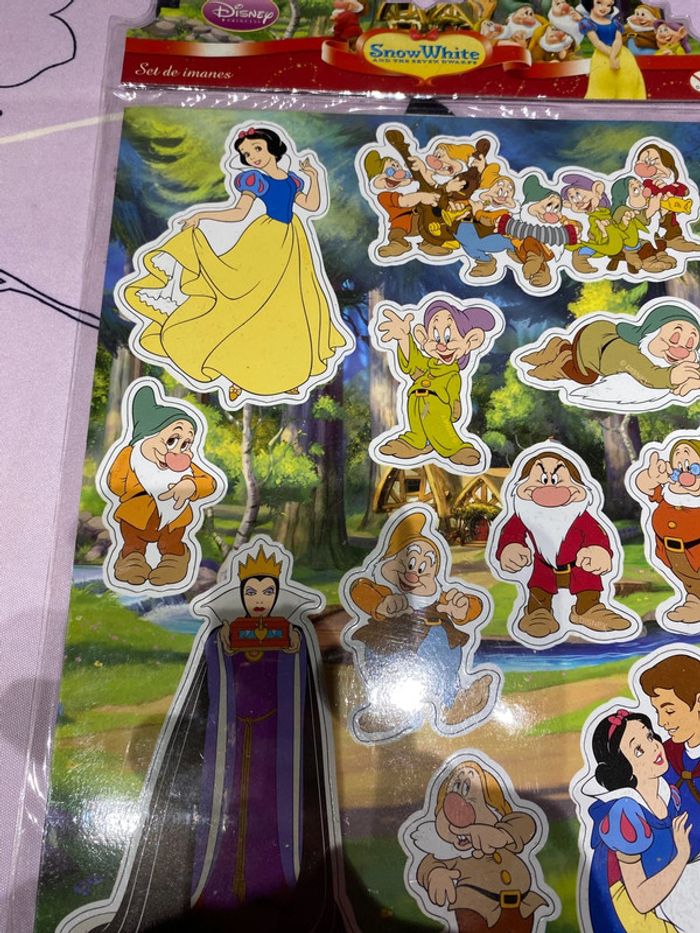 Disney set de magnet blanche neige - photo numéro 4