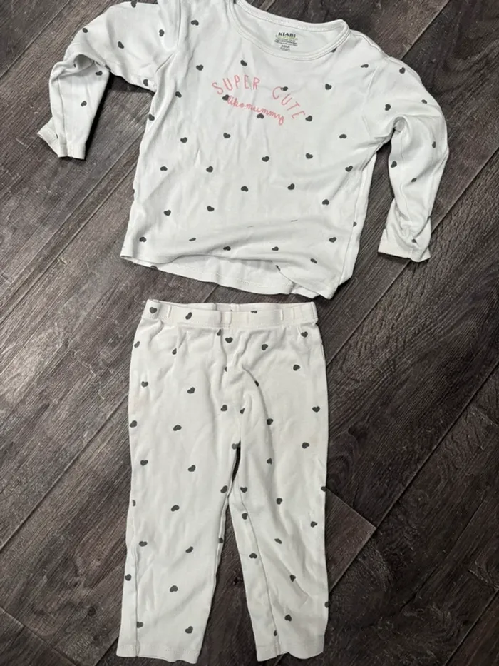 Pyjama fille 36 mois cœur