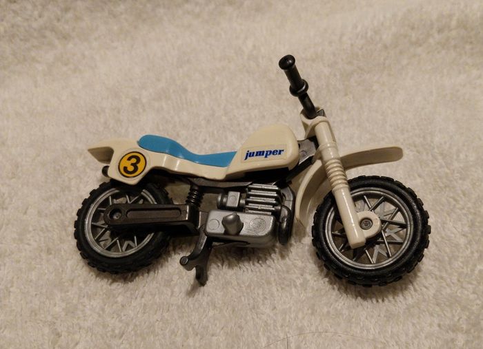 lot scooter moto cross Jumper racing Playmobil - photo numéro 2