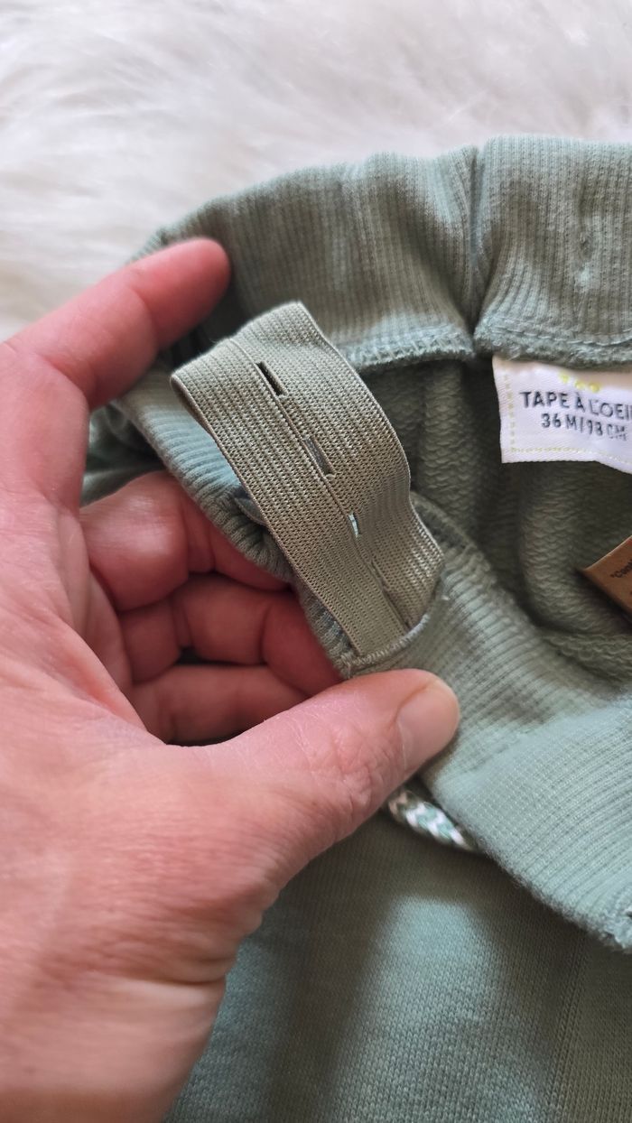 NEUFS (non portés) 🏷🏷💙🤩😍Ensemble teeshirt mc et pantalon 36mois garçon) - photo numéro 7