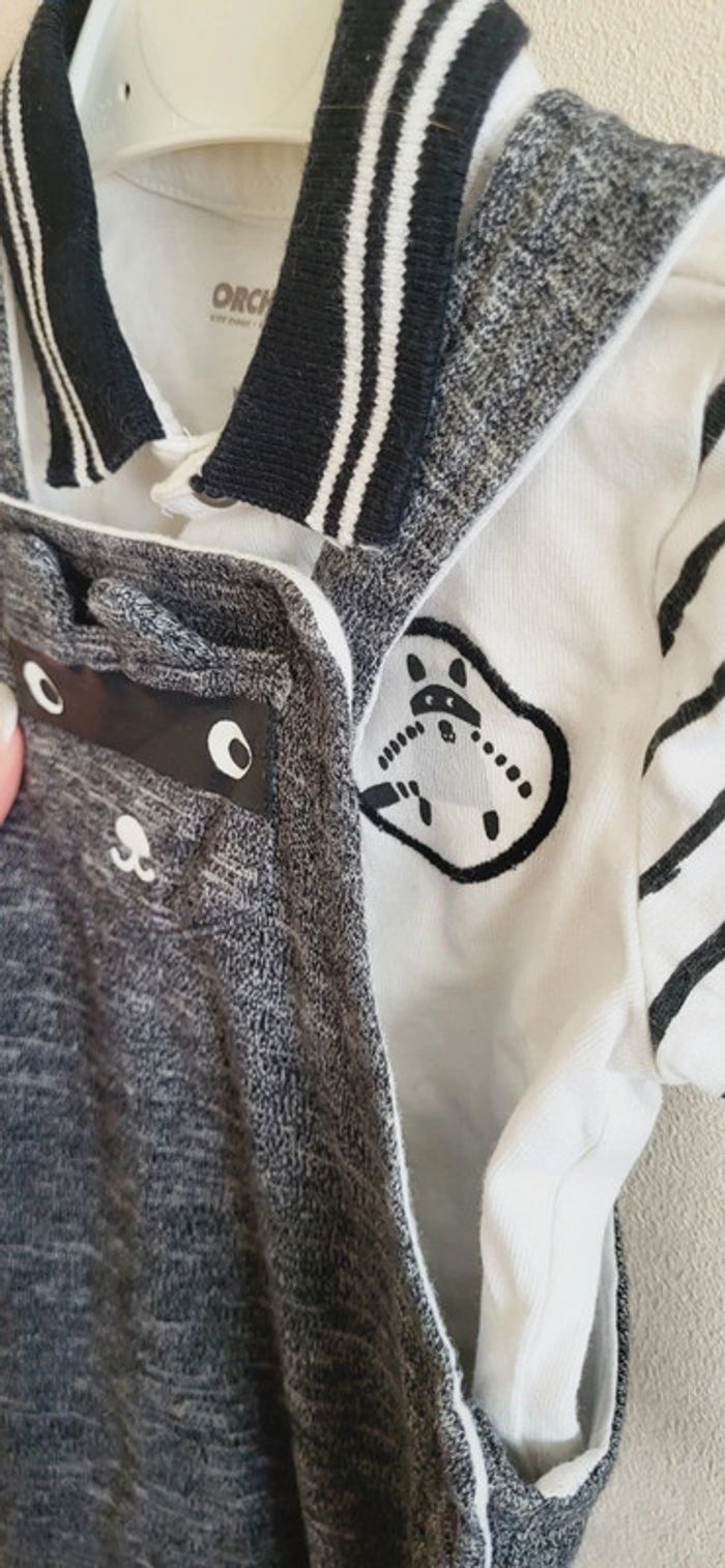 Ensemble salopette polo 6 mois orchestra - photo numéro 3