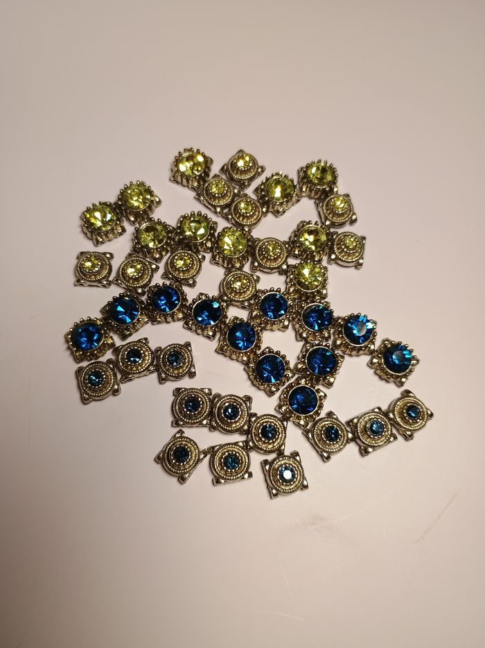 Lot de perles avec strass pour créations bijoux