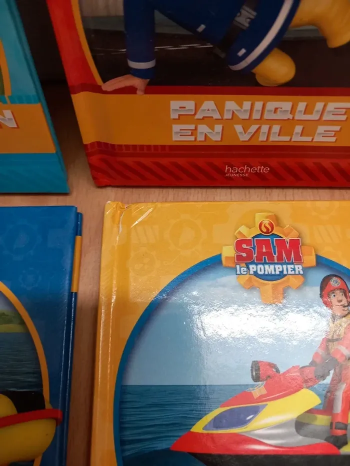 Lot de 6 mini livres Sam Le Pompier TBE - photo numéro 5
