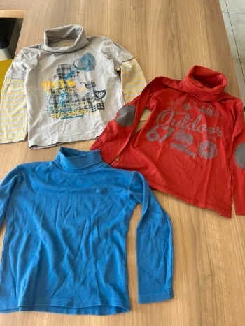 Lot de 3 sous pull 8 ans
