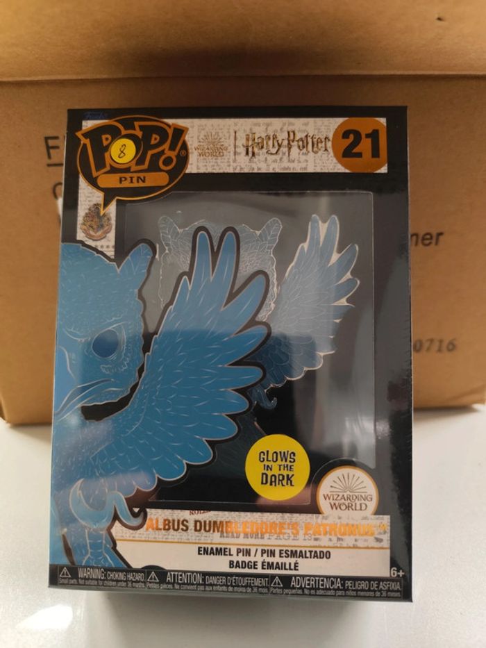 Pins funko geant dumbledore patronus