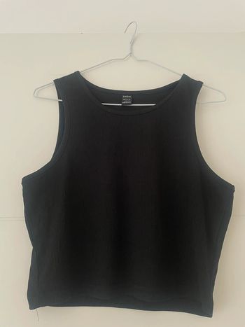 Crop top noir