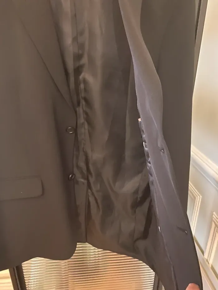 Veste de costume noire Bricevtaille 48 - photo numéro 4