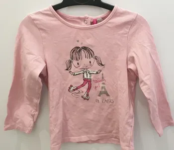 T-shirt manches longues 23 mois 86cm