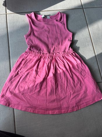 Robe rose sans manches C&A – 4 ans