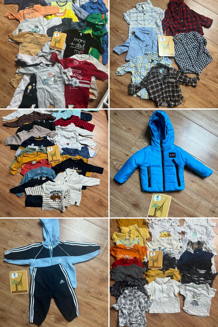 Lot vêtements 6 mois bébé garçon - photo numéro 2